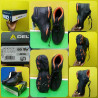 CHAUSSURES DE SECURITE DELTAPLUS N°41 NOIR/ORANGE COUTURE NOIRE