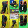CHAUSSURES DE SECURITE DELTA PLUS N°40 NOIR/ORANGE COUTURE NOIRE
