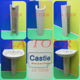 COLONNE LAVABO CASTLE BEIGE