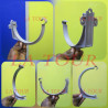 GOUTTIERE SUPPORT GRIS REF.(LY708) KMEI GRIS