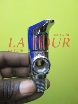 Robinet arrêt de douche chromé CARREFOUR HOME : le robinet à Prix Carrefour
