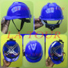CASQUE DE CHANTIER EN PLASTIQUE BLEU