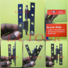PAUMELLE 110x55MM GAUCHE SECURITY HINGE BRONZE