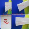 FAUX PLAFOND PVC LAMBRIS (20x400)CM REF.(2) BLANC