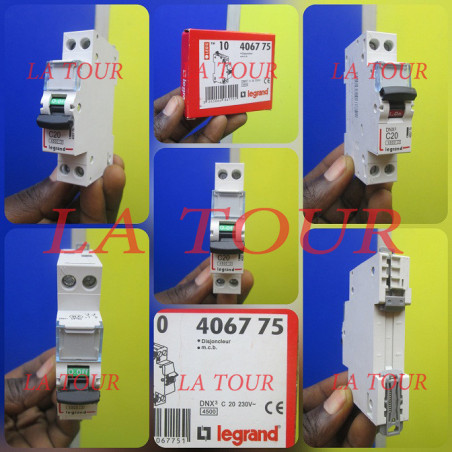 LEGRAND 406775 - Disjoncteur 20A Disjoncteur C20 à vis 