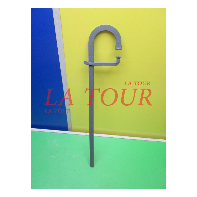 SERRE JOINT METALLIQUE MACON 100CM BORD ROND LOCAL GRIS