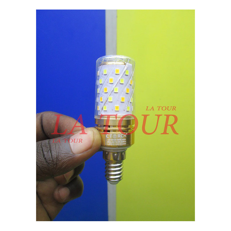 AMPOULE ECONOMIQUE A VIS 12W LED E14 FORME CYLINDRE CTORCH LUM BLANCHE