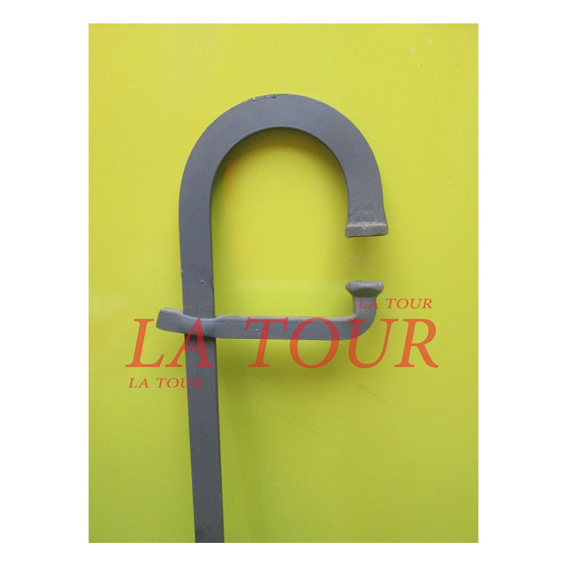 SERRE JOINT METALLIQUE MACON 80CM BORD ROND LOCAL GRIS