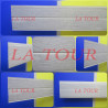 FAUX PLAFOND PVC LAMBRIS (20x400)CM (9) TON BOIS GRIS