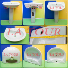 LAVABO 52CM CASTLE VERT