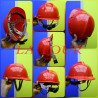 CASQUE DE CHANTIER EN PLASTIQUE ROUGE