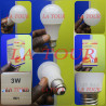 AMPOULE ECONOMIQUE A VIS 03W LED E27 LED BULB LUMIERE BLANCHE