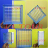 BRIQUE DE VERRE 190x190MM PARALLELE BLEU