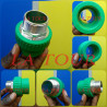 EMBOUT PPR Ø 40 MALE VERT CLAIR