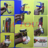MITIGEUR LAVABO (FLEXIBLE+BONDE) REF.(N34) CHOICE CHROME