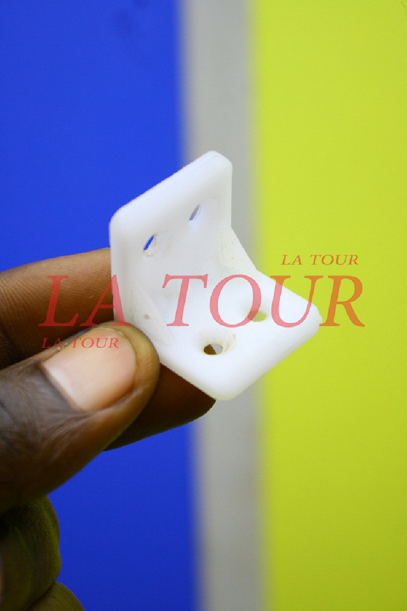 10 équerres En Plastique PVC Blanc - Pour Assemblage Meuble, étagère, Panneau