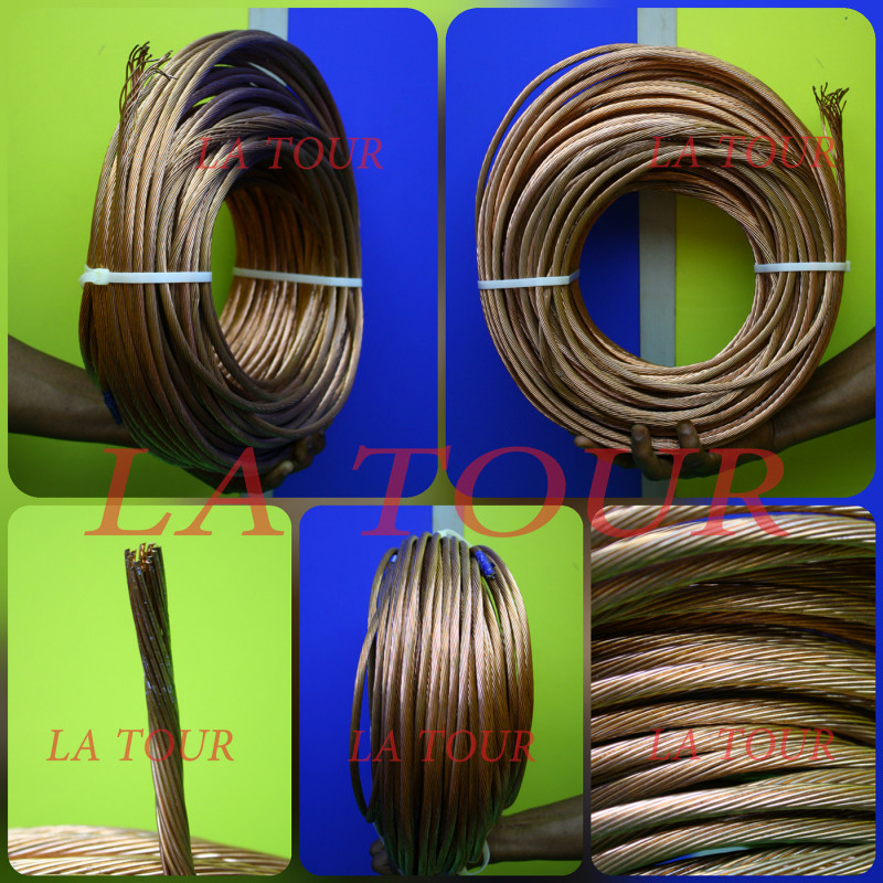 CABLE DE TERRE 29MM² CUIVRE NU 1ML EN DETAIL