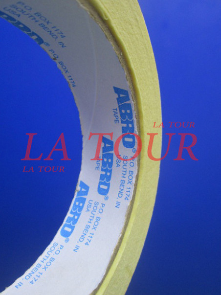 PAPIER COLLANT ABRO 2,5CM JAUNE