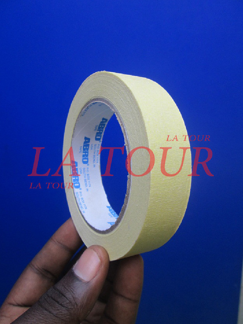 PAPIER COLLANT ABRO 2,5CM JAUNE