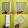 BRIQUE DE VERRE 190x190MM TRANSPARENT PARALLELE RAILLE