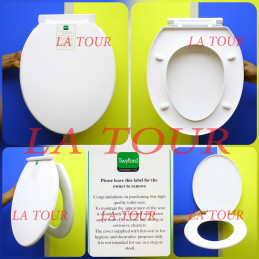 ABATTANT WC PLASTIQUE DUR...