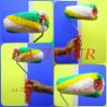 ROULEAU PEINTRE GRAND 9YMN-7 PROFESSIONAL PAINT ROLLER BLANC/VERT/JAUNE ROULEAU PEINTRE GRAND 9YMN-7 PROFESSIONAL PAINT ROLLER BLANC/VERT/JAUNE