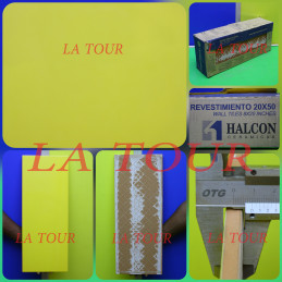 FAIENCE ESPAGNE 20x50 JAUNE