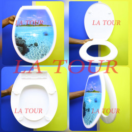 ABATTANT WC PLASTIQUE DECOR...