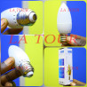 AMPOULE ECONOMIQUE A VIS 05W LED E27 CANDLE LAMP LUMIERE ROUGE