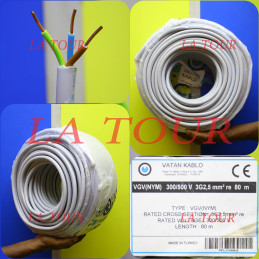 CABLE VGV RIGIDE 3x02,50MM²...