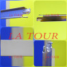 SUPPORT FAUX PLAFOND ACIER RAIL 0,60ML ENTRETOISE BLANC ACOUSTIQUES