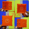 BOITIER CARRE 65x65CM BETRA ORANGE