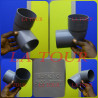 COUDE PVC 1/4 Ø 100 SOTICI GRIS