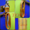 SANGLE D'ARRIMAGE EN NYLON LONG 9ML ORANGE CLAIR
