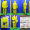 IMPERMÉABLE (PANTALON+BLOUSON+CAPUCHE) XL SUPER STRONG JAUNE