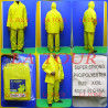 IMPERMEABLE (PANTALON+BLOUSON+CAPUCHE) XXXL SUPER STRONG JAUNE