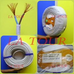 CABLE VGV SOUPLE 2x02,50MM²...