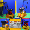 COMPACTEUR PLAT DIESEL 6,00HP 173F 82KG (C-90) AST LEO ROUGE NOIR JAUNE