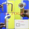 POIGNEE DE PORTE A ROSACE ADAP CHROME VELOUR