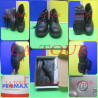 CHAUSSURES DE SECURITE N°44 PROMAX EUJI NOIR COUTURE BLANCHE