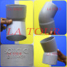 COUDE PVC 1/8 Ø 100 SOTICI GRIS