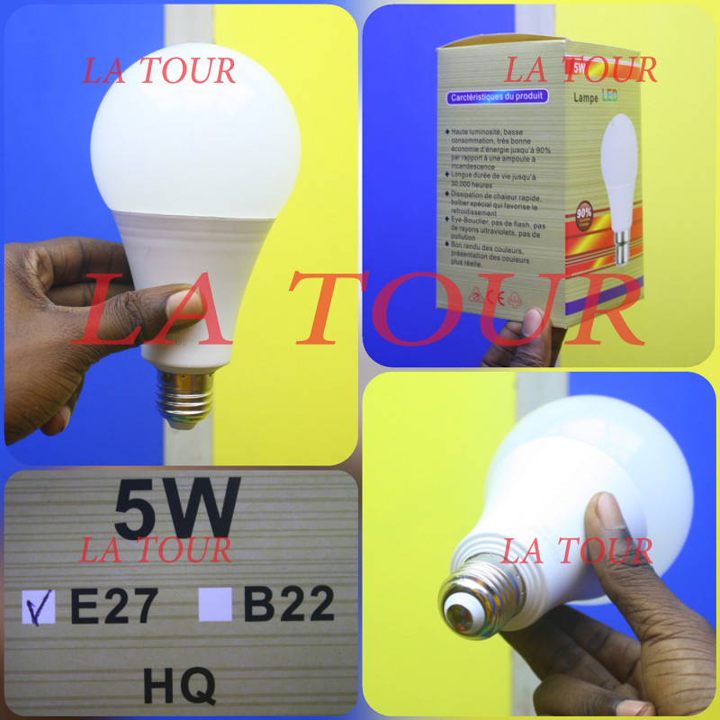 E27 Économie d'énergie Led Lampe Plate Haute Puissance Led Ampoule