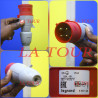 FICHE FORCE MALE DE 3P+T 16A REF:(555128) EAC LEGRAND GRIS ROUGE FICHE FORCE MALE DE 3P+T 16A REF:(555128) EAC LEGRAND GRIS ROUGE