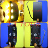 APPLIQUE MURALE LED 06W AMPOULES METAL NOIR LUMIERE DU JOUR