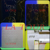 GRES POLI CHINOIS 60x60 NOIR JAUNE BRILLANT