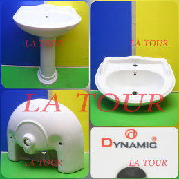 LAVABO EN PORCELAINE 60CM...