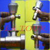 ROBINET EQUERRE DOUCHE 15/21  1/4 TOUR CHINOMI UK INOX