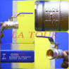 VANNE D'ARRET Ø 32 26/34 (1)'' A BOISSEAU GRK BLEU CHROME