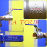 VANNE D'ARRET Ø 32 26/34 (1)'' A BOISSEAU  SUNVAL BLEU LAITON