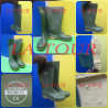 BOTTES CAOUTCHOUC N°46 HONEST VERTE SEMELLE BEIGE